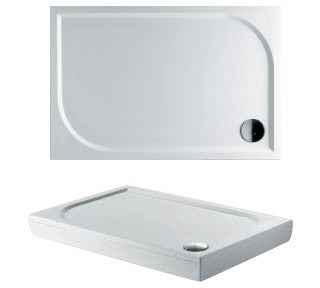 Receveur de douche rectangulaire en marbre RIHO KOLPING DB33 80x120x3 cm