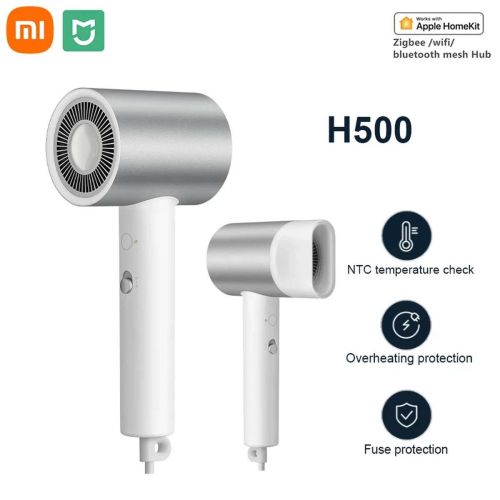 Xiaomi | Sèche-cheveux ionique à eau | H500 EU | 1800 W | 3 niveaux de température | Fonction ionique | Blanc