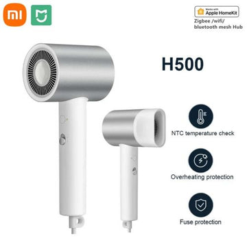 Xiaomi | Sèche-cheveux ionique à eau | H500 EU | 1800 W | 3 niveaux de température | Fonction ionique | Blanc