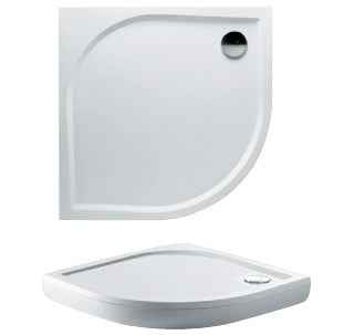 Receveur de douche quadrant en marbre RIHO KOLPING DB18 100x100x3 cm