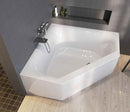 Baignoire d'angle acrylique RIHO AUSTIN Plug&Play 145x145cm