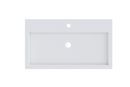 Lavabo SPRING VOW RIHO 80x40x8 cm en composite de marbre-1