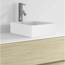 Vasque à poser blanc mat THIN SQUARE RIHO 38x38 cm solid surface