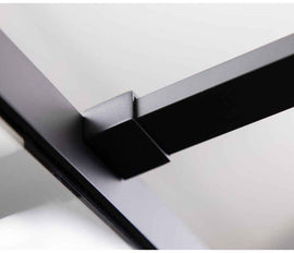 Porte de douche battante en niche GRID 104 RIHO 120x200 cm