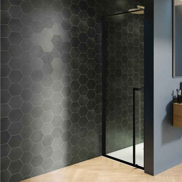 Porte de douche battante en niche LUCID 101 RIHO 80x200 cm
