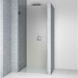 Porte de douche battante à charnières chromées SCANDIC NXT 101 RIHO 90x200 cm