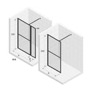 Paroi de douche italienne LUCID 400 RIHO 120x200 cm