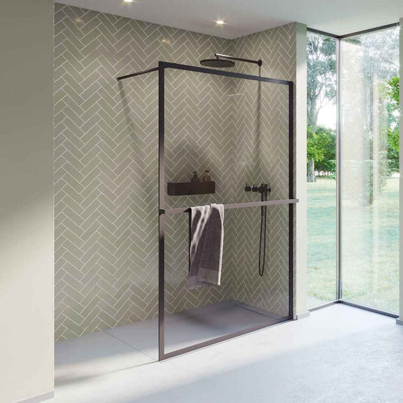 Paroi de douche italienne LUCID 400 RIHO 120x200 cm