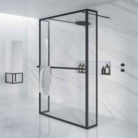 Paroi de douche italienne walk-in LUCID 404 RIHO 90x30x200 cm