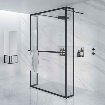 Paroi de douche italienne LUCID 404 swing RIHO 140x40x200 cm