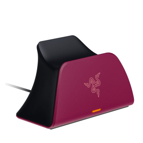 Support de charge rapide Razer RC21-01900300-R3M1 pour manette de jeu PS5, rouge