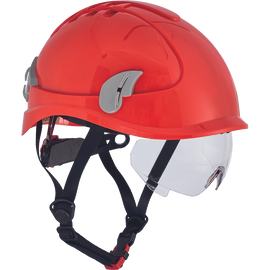 Casque alpinworker wr ventilé rouge