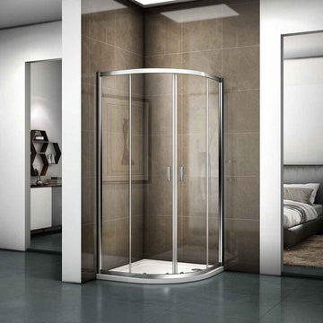 Cabine de douche ¼ de cercle HAMAR 309 RIHO 100x100 x200cm à portes coulissantes