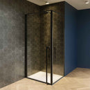 Cabine de douche d'angle NOVIK 201 RIHO 80x80 x200cm avec porte battante