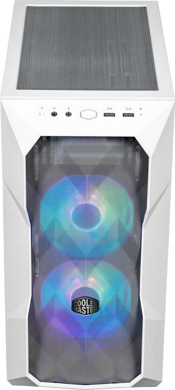 Cooler Master TD300 MESH | Blanc | Mini tour | Alimentation incluse (non incluse) | ATX