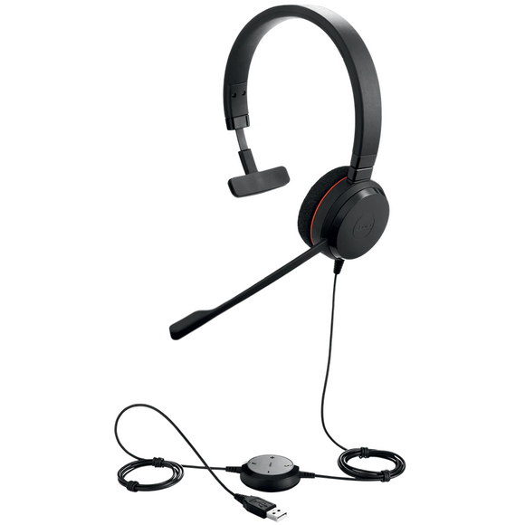 Jabra Evolve 20 MS Mono USB Black