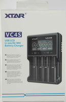 XTAR VC4SL battery charger to Li-ion / Ni-MH / Ni-CD 18650
