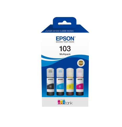 Cartouche d'encre Epson 103 EcoTank (C13T00S64A), noir, cyan, magenta, jaune, multipack 4 couleurs