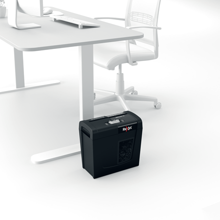 Destructeur de documents Rexel Secure X6, coupe croisée, P4, 6 feuilles, corbeille de 10 L.