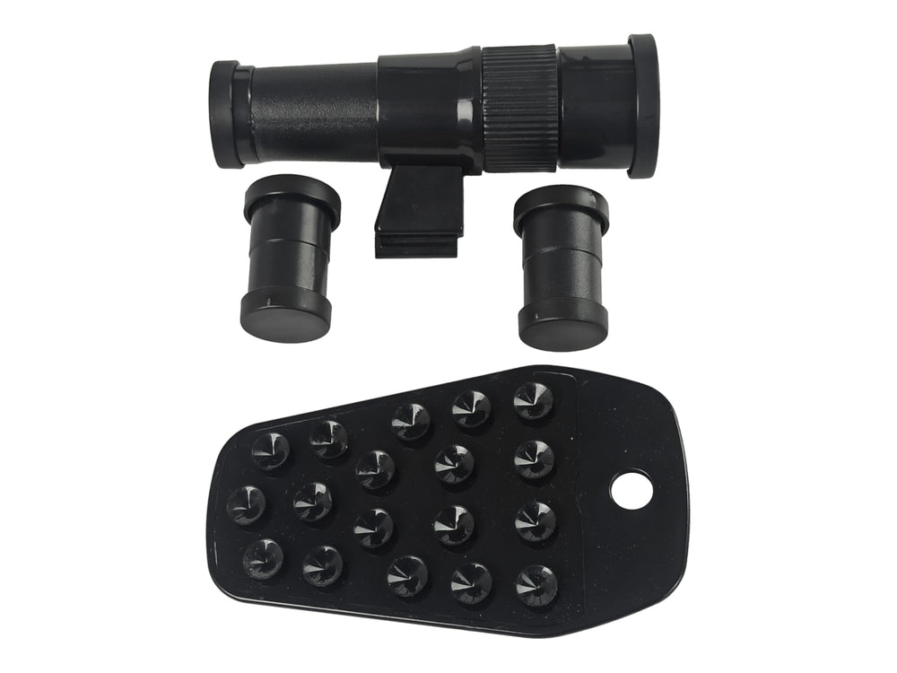 Scientific Educational Telescope With Yellow A  Phone Holder