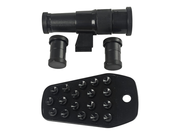 Scientific Educational Telescope With Yellow A  Phone Holder