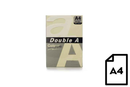 Colour paper Double A, 80g, A4, 500 sheets, Ivory