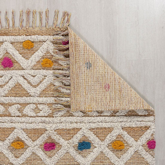 Tapis de salon en jute kaima