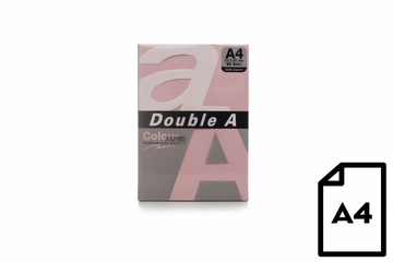 Colour paper Double A, 80g, A4, 500 sheets, Pink