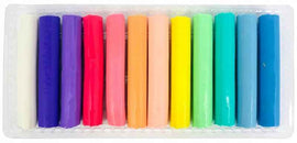 Colorino Pastel pâte à modeler 12 couleurs rondes