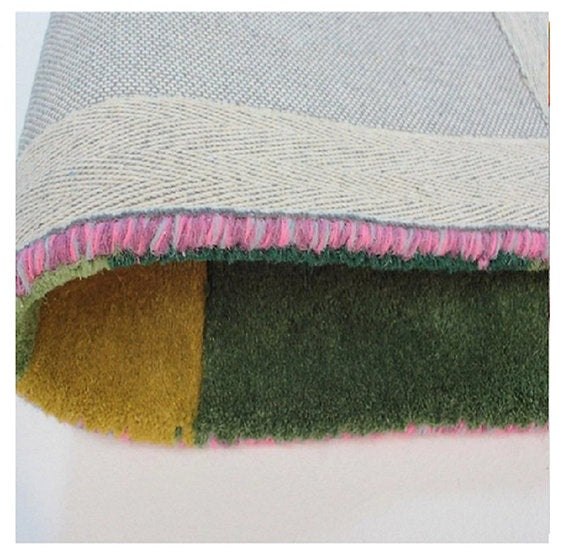 Tapis de salon en laine fait main lutece