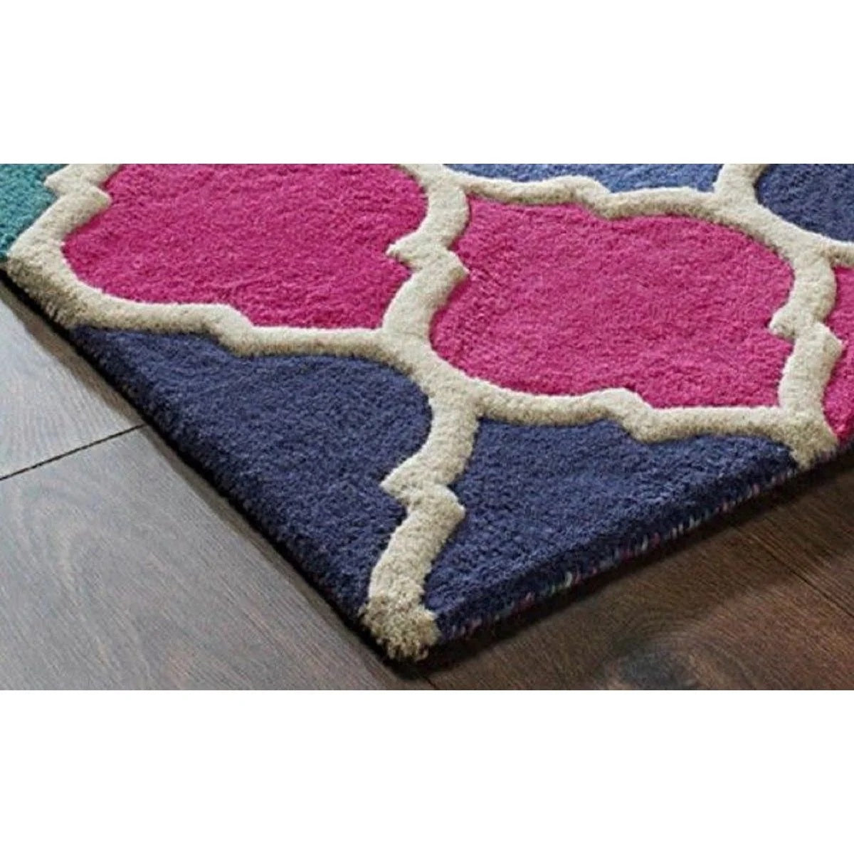 Tapis de salon en laine rosita