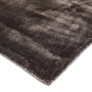 Tapis de salon en viscose fait main TITANE - Novatrend 
