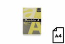 Colour paper Double A, 80g, A4, 500 sheets, Butter-1