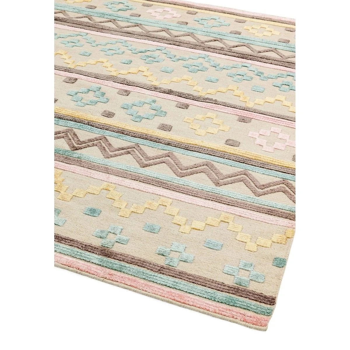 Tapis de salon en laine style berbère teo