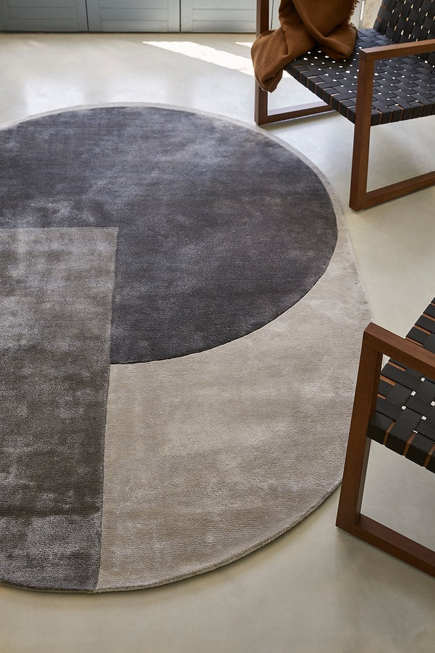 Tapis de salon design oval