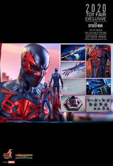 Figurine Hot Toys VGM42 - Marvel Comics - Marvel's Spider-Man - Spider-Man 2099 Black Suit