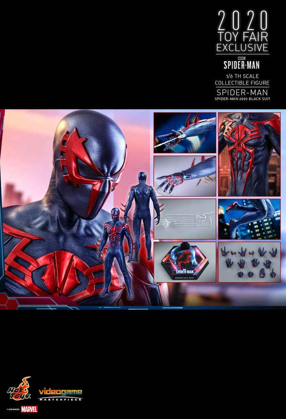 Figurine Hot Toys VGM42 - Marvel Comics - Marvel's Spider-Man - Spider-Man 2099 Black Suit