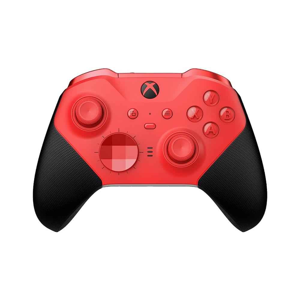 Microsoft Xbox Elite Series 2 - Manette de jeu Bluetooth/USB analogique/numérique (noir et rouge) pour Xbox Series S, Xbox Series X, PC, Xbox One, Xbox One S, Xbox One X