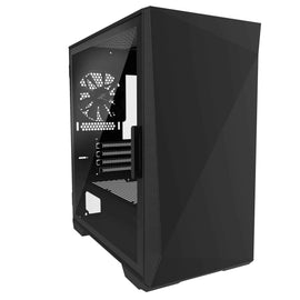 CARCASA Zalman "Z1 Iceberg", middle tower, fara sursa, suporta 5xfan, 3xfan inclus, USB 3.1 gen1 x 2, USB 2.0 x 1, audio+mic, 4 sloturi expansiune, negru "Z1 Iceberg Black" (timbru verde 0.24lei)