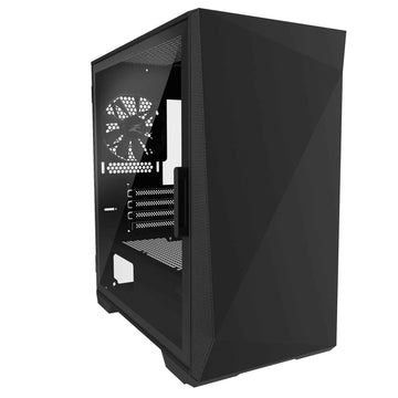 CARCASA Zalman "Z1 Iceberg", middle tower, fara sursa, suporta 5xfan, 3xfan inclus, USB 3.1 gen1 x 2, USB 2.0 x 1, audio+mic, 4 sloturi expansiune, negru "Z1 Iceberg Black" (timbru verde 0.24lei)