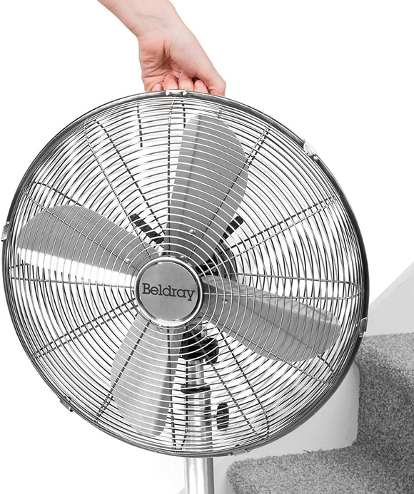 Ventilateur sur pied chromé beldray eh3263vde