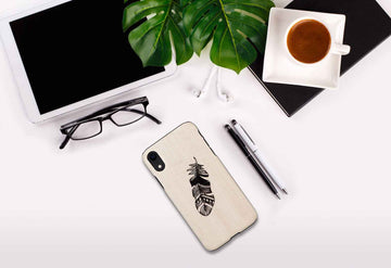 MAN&WOOD SmartPhone case iPhone XR indian black