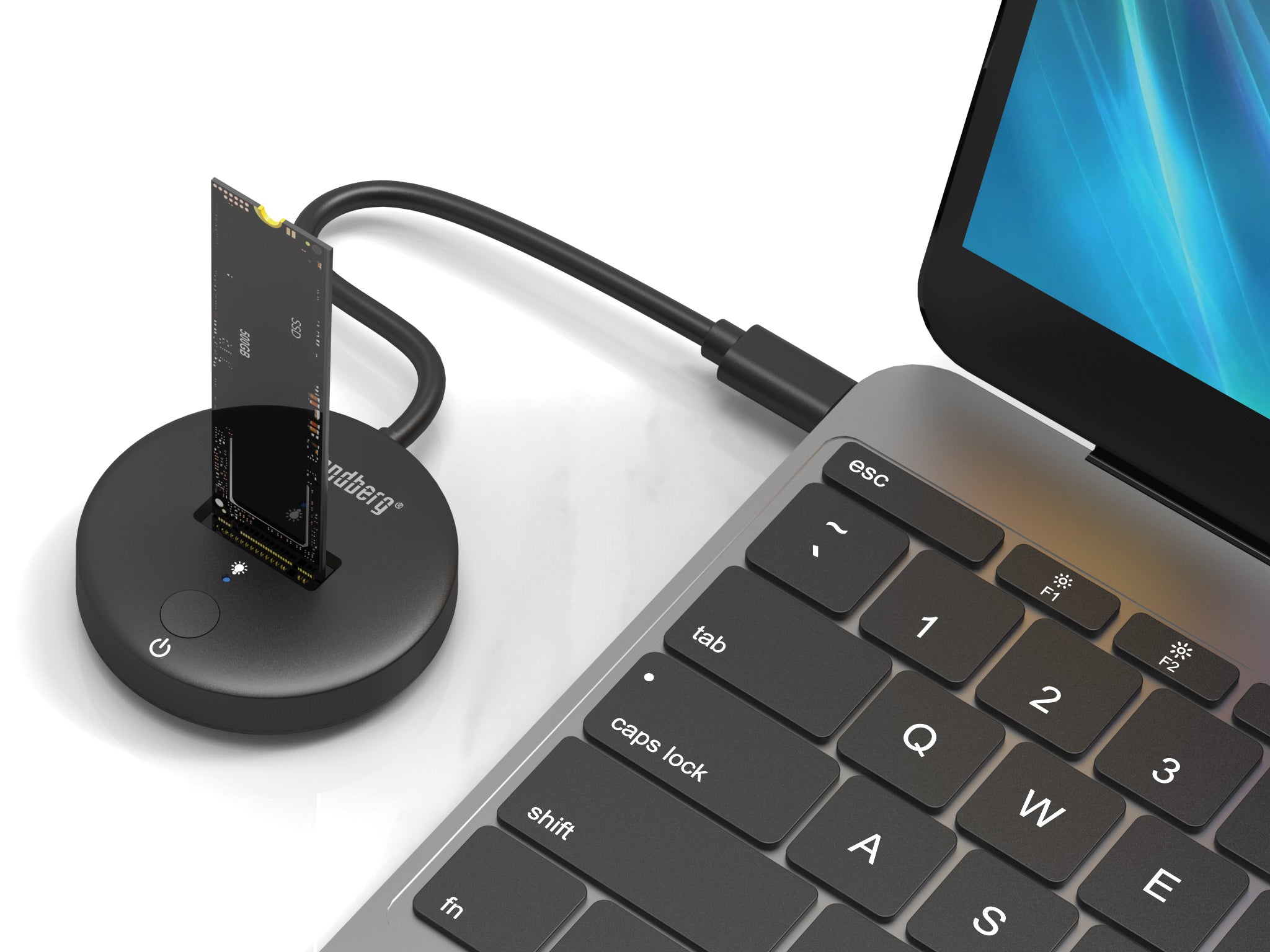 Station d'accueil Sandberg 136-47 USB 3.2 pour SSD M.2+NVMe