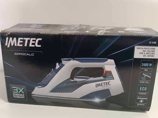 Retour client Ecost, fer à vapeur Imetec ZeroCalc Z3 3500 avec technologie anticalcaire, système multi-trous