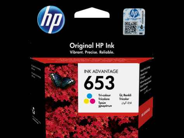 Cartouche d'encre tricolore HP 653 Advantage d'origine