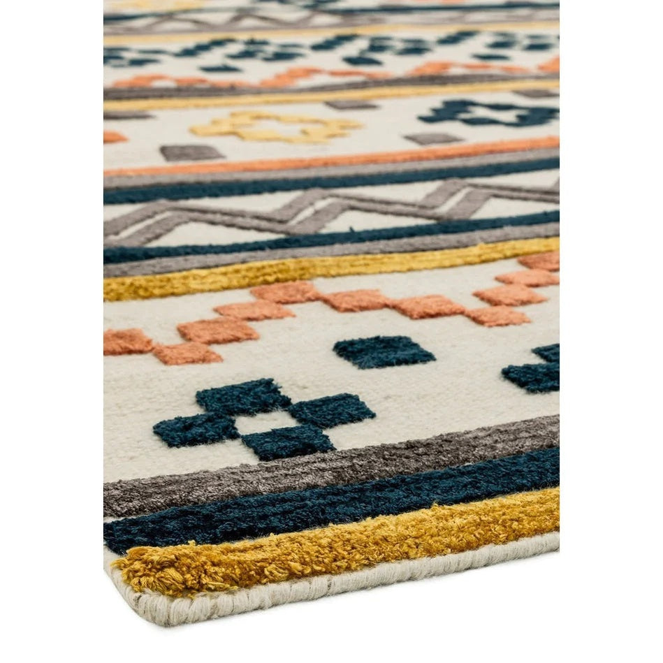 Tapis de salon en laine style berbère teo
