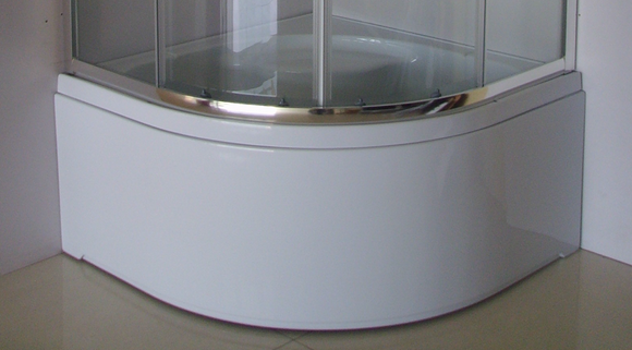 Baignoire d’angle acrylique MYKONOS 90x90 cm avec châssis