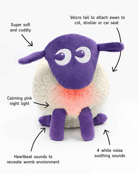 SWEET DREAMERS sleep soother with sound and light Purple