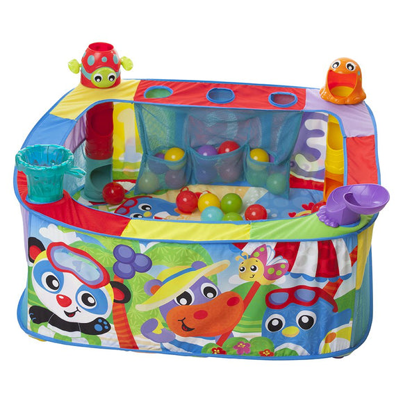 Piscine à balles d'activités playgro pop and drop 0186366