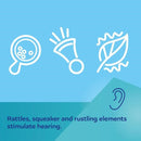 CANPOL BABIES Tapis de jeu éducatif avec parc pour enfants de 0 à 12 ans, SAFARI, 81/100